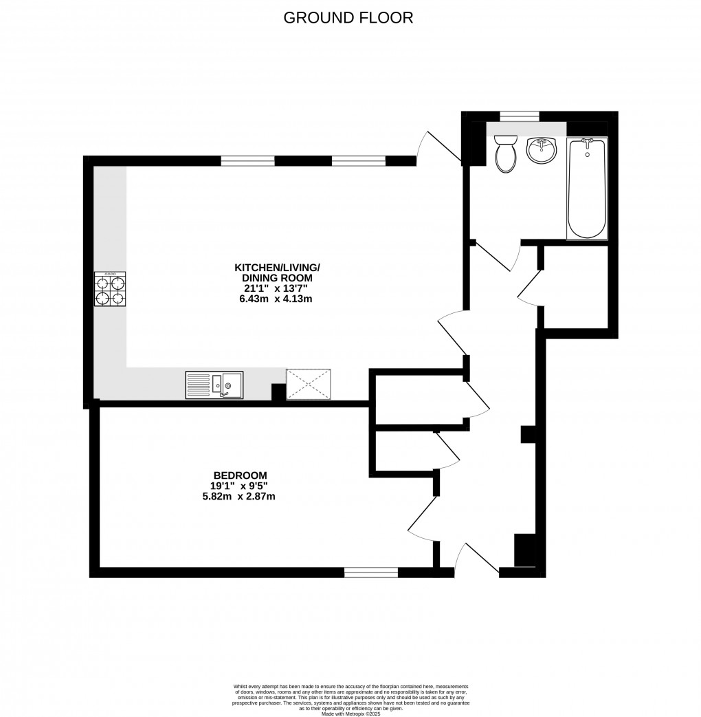Floorplan for Leaden Hill, Coulsdon, Surrey