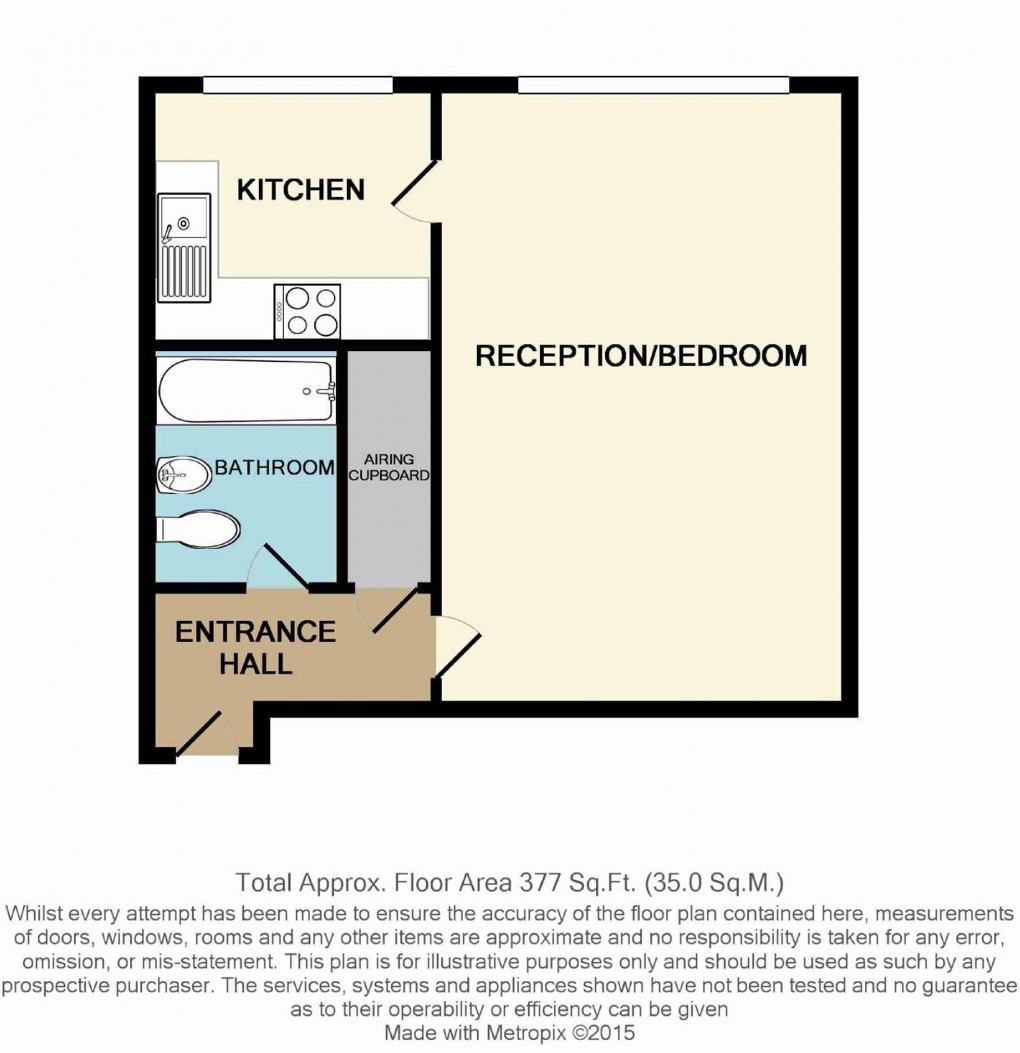 Floorplan for Clarendon Road, Wallington, Surrey