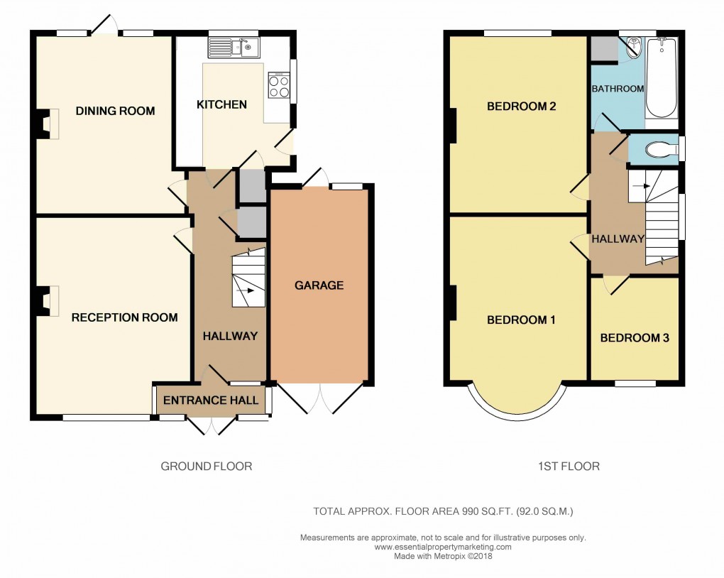 Floorplan for Harrow Road, Carshalton, Surrey