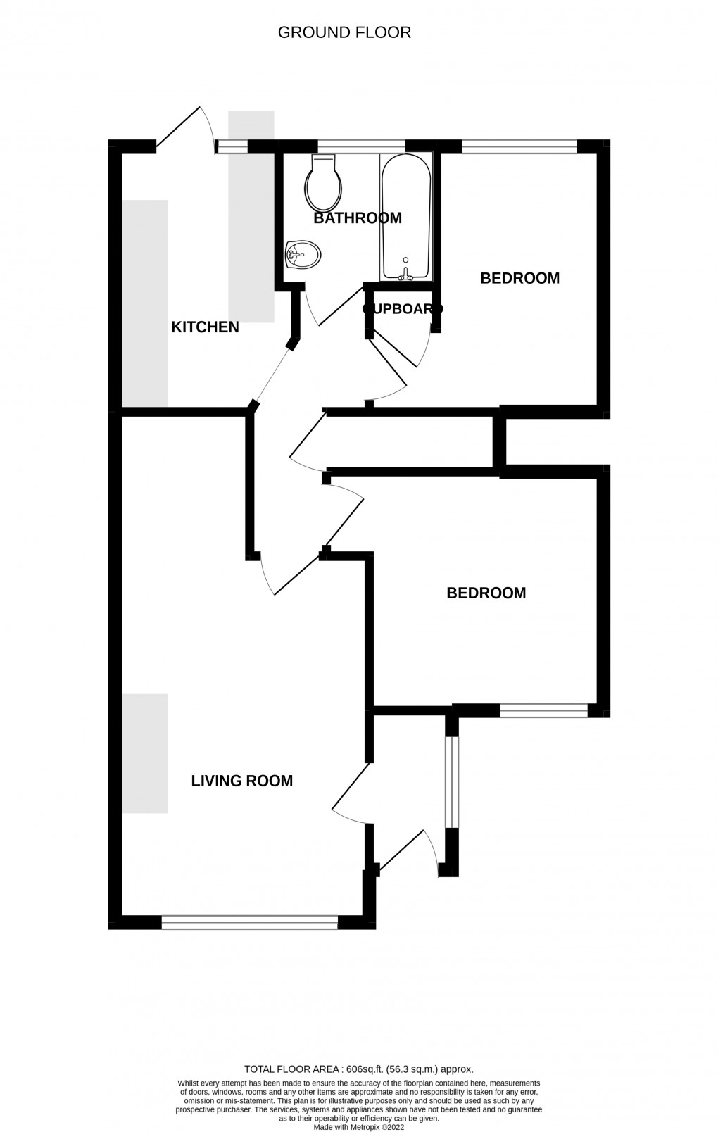 Floorplan for Cheam, Sutton, Surrey