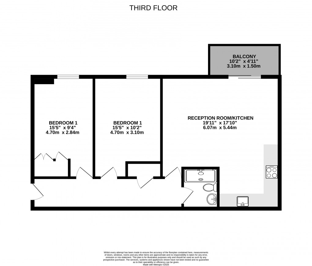 Floorplan for Stafford Road, Wallington, Surrey