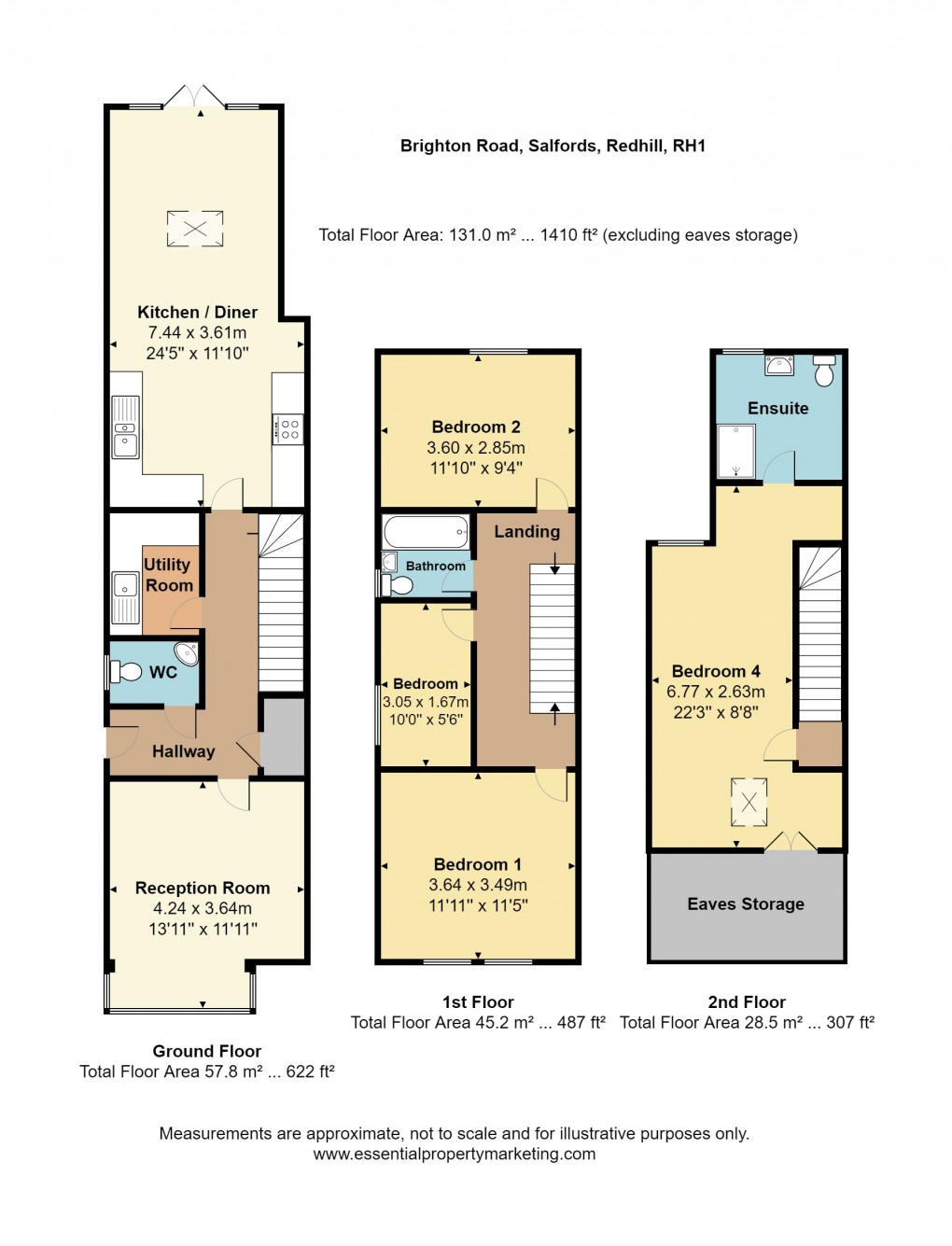 Floorplan for Salfords, Redhill, Surrey