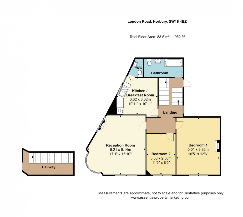 Floorplan for Norbury, LONDON